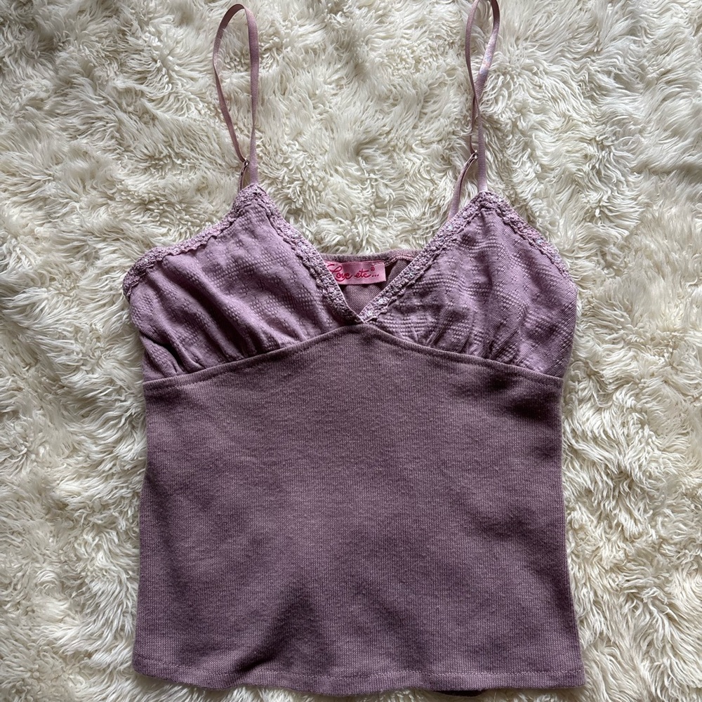 Spaghetti Strap Y2K Top